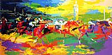 Leroy Neiman Famous Paintings - Kentucky Derby